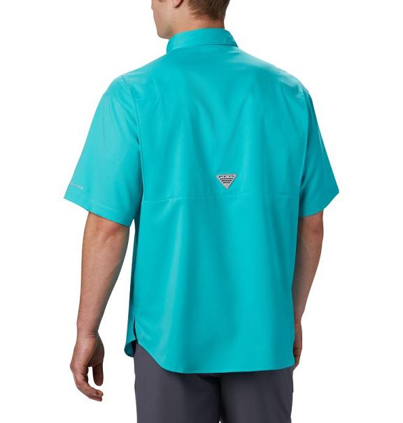 Columbia PFG Tamiami II Fishing Shirts Blue For Men's NZ43860 New Zealand